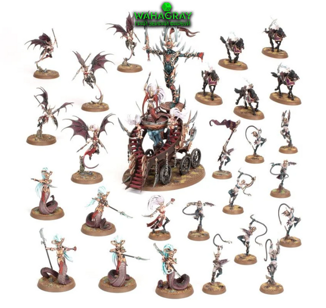 Набір мініатюр BATTLEFORCE: DAUGHTERS OF KHAINE - KHAINITE SLAUGHTER-COVEN