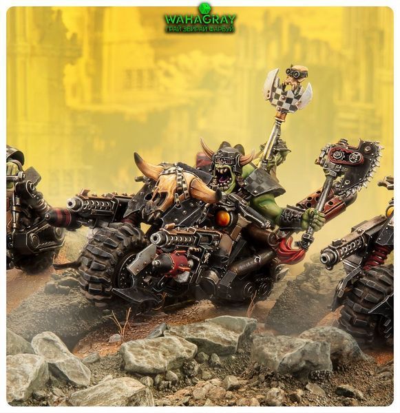 Предзаказ Набор миниатюр ORKS - WARBIKERS