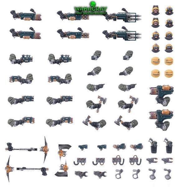 Набор NECROMUNDA - SQUAT PROSPECTORS WEAPONS & UPGRADES