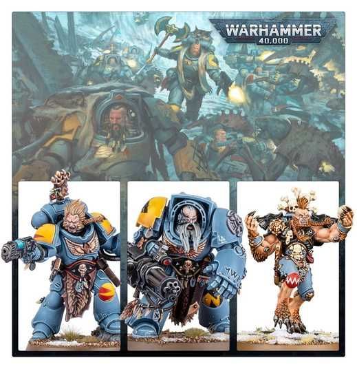 Набор миниатюр WARHAMMER 40000: COMBAT PATROL - SPACE WOLVES