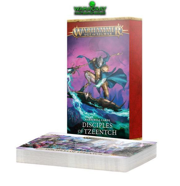 Карты WARSCROLL CARDS - DISCIPLES TZEENTCH ENG