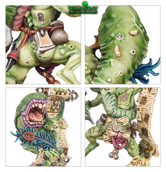 Набор миниатюр MAGGOTKIN OF NURGLE - THE PUSTULES