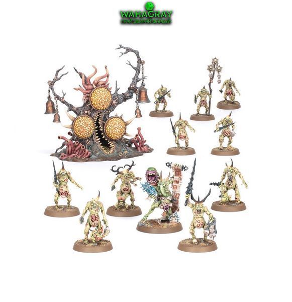 Набор миниатюр MAGGOTKIN OF NURGLE - THE PUSTULES