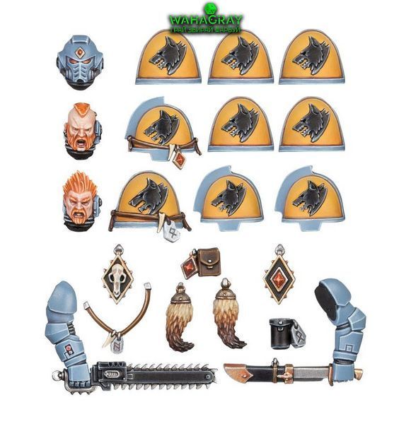 Набор SPACE WOLVES - PRIMARIS UPGRADES