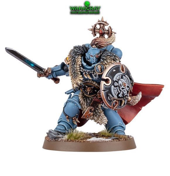 Мініатюра SPACE WOLVES - WOLF GUARD BATTLE LEADER