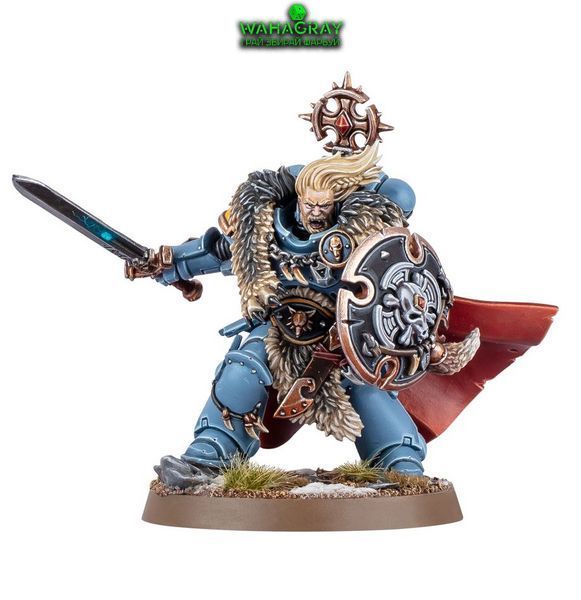 Мініатюра SPACE WOLVES - WOLF GUARD BATTLE LEADER
