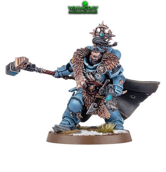 Мініатюра SPACE WOLVES - WOLF GUARD BATTLE LEADER
