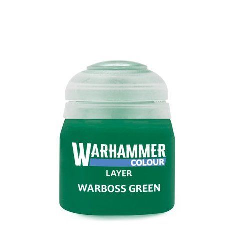 Фарба LAYER - WARBOSS GREEN 12ML ROW X6