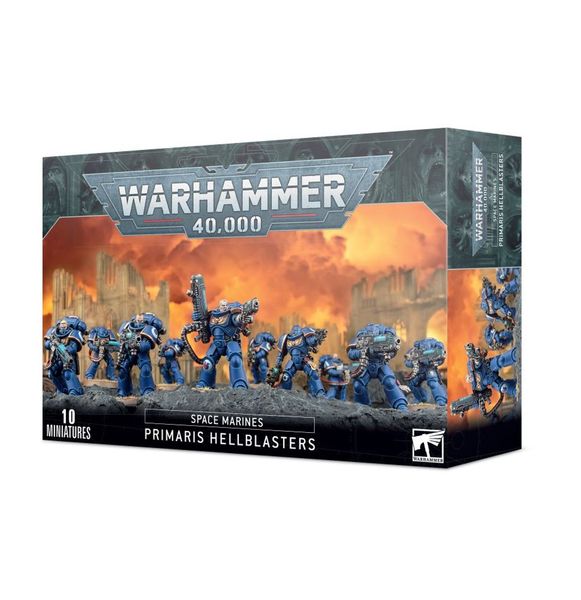 Набір мініатюр SPACE MARINES - PRIMARIS HELLBLASTERS 99120101308 фото