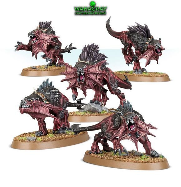 Набор миниатюр DAEMONS OF KHORNE - FLESH HOUNDS_st