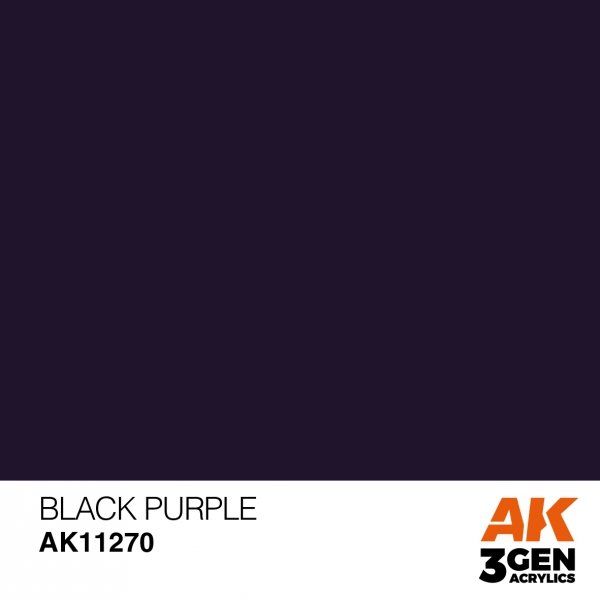 Краска BLACK PURPLE – COLOR PUNCH / ЧЕРНО-ФИОЛЕТОВЫЙ АК-интерактив AK11270 AK11270 фото