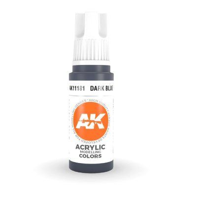 Фарба DARK BLUE STANDARD - ТЕМНО СИНІЙ / INK АК-інтерактив AK11181