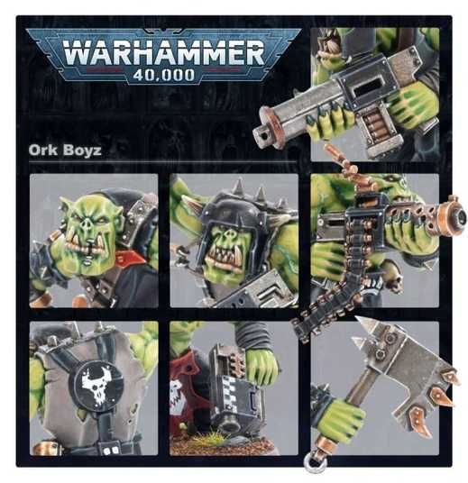 Набір мініатюр WARHAMMER 40000: ORKS - BOYZ ⭐ купити за ціною 1