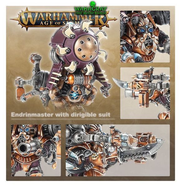 Мініатюра KHARADRON OVERLORDS - ENDRINMASTER IN DIRIGIBLE SUIT