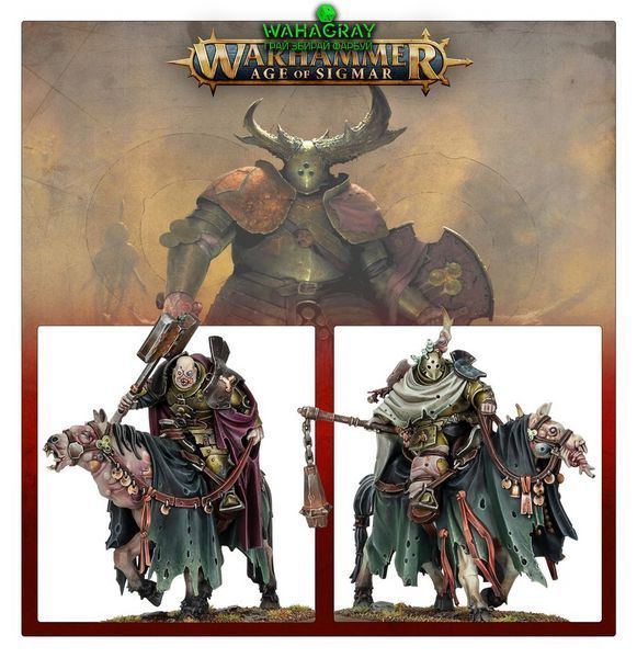 Набор миниатюр MAGGOTKIN OF NURGLE - SLOVEN KNIGHTS