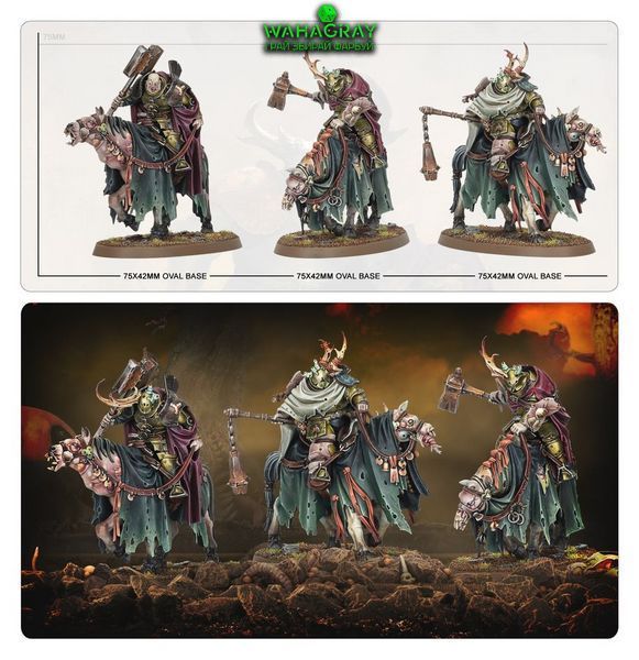 Набор миниатюр MAGGOTKIN OF NURGLE - SLOVEN KNIGHTS