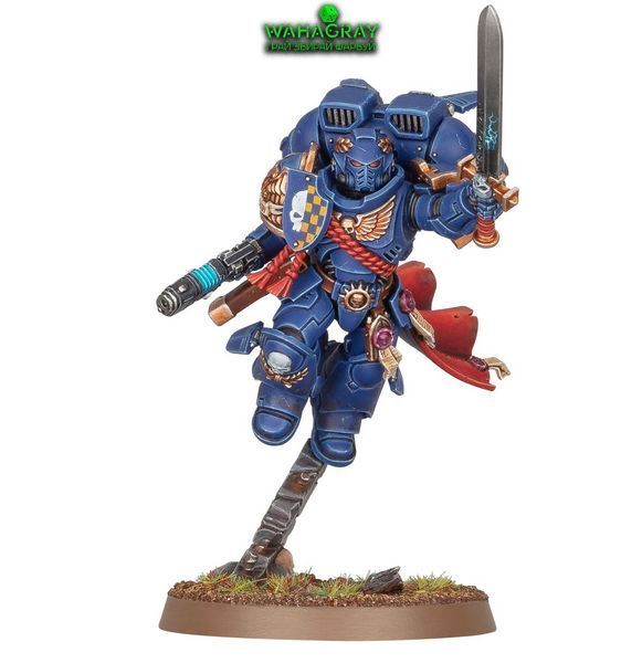 Миниатюра SPACE MARINES - CAPTAIN WITH JUMP PACK