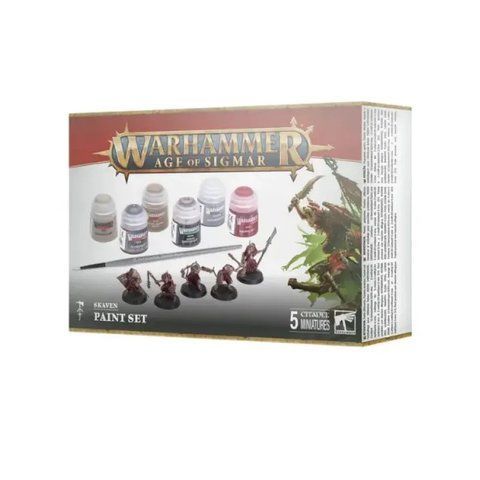 Набор красок AOS SKAVEN+PAINT SET SIM+TRA CHN POL/SCN