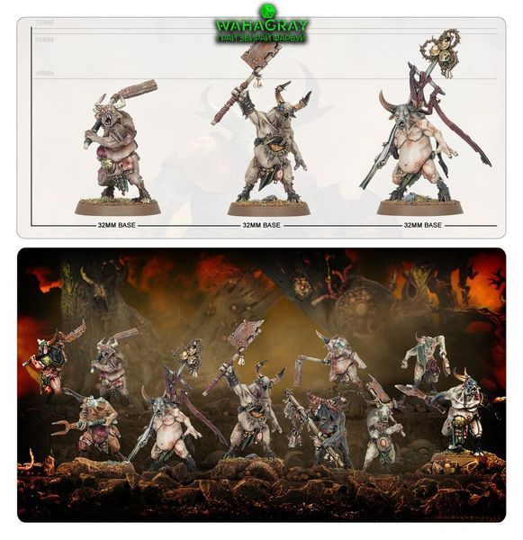 Набор миниатюр MAGGOTKIN OF NURGLE - PESTIGORS