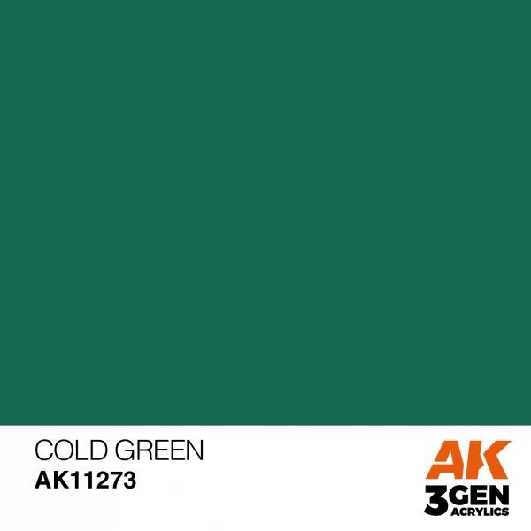 Краска COLD GREEN – COLOR PUNCH / ХОЛОДНО ЗЕЛЕНЫЙ АК-интерактив AK11273 AK11273 фото