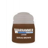 Краска LAYER - SKRAG BROWN 12ML ROW X6