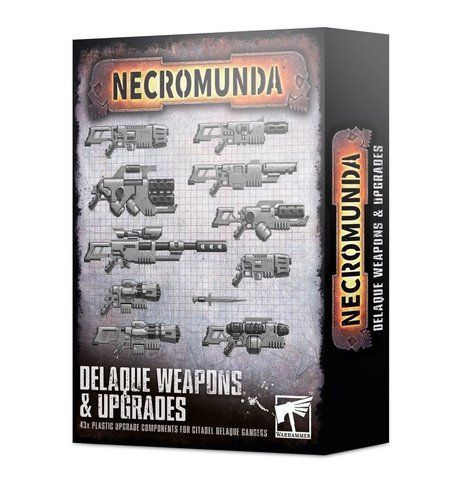 Набор миниатюр NECROMUNDA - DELAQUE WEAPONS AND UPGRADES