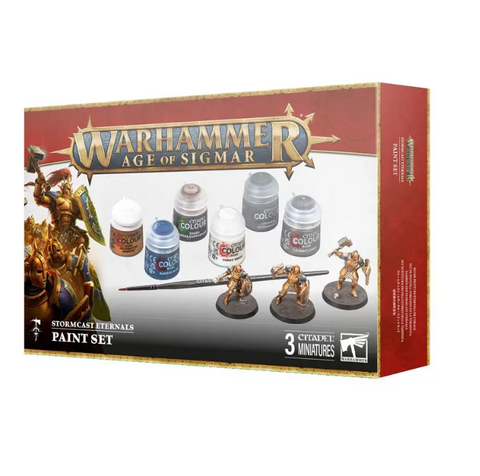 набор красок и миниатюр AOS Stormcast Ethernals + PAINT SET 52170218003 фото