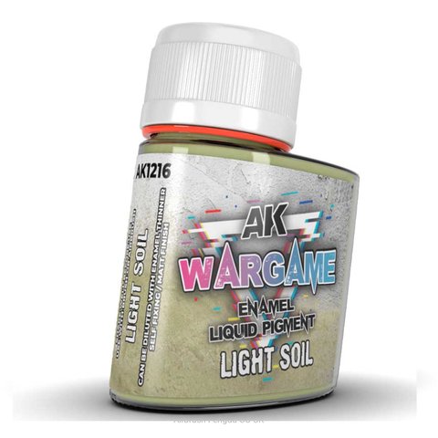 Пігмент LIGHT SOIL – WARGAME LIQUID PIGMENT AK1216 фото