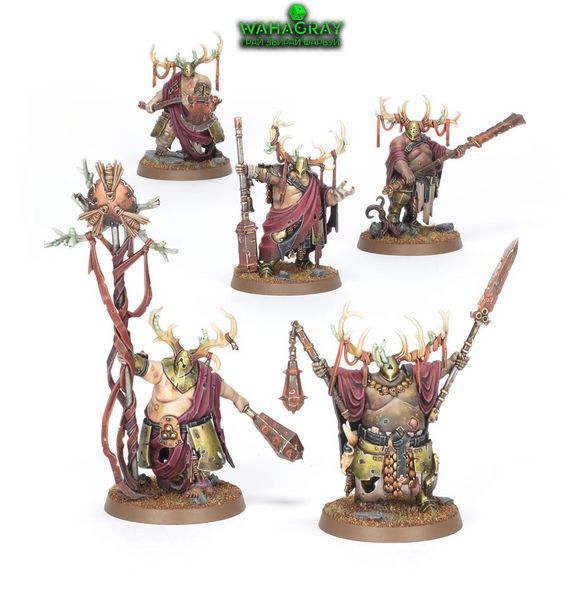 Набор миниатюр MAGGOTKIN OF NURGLE - PUTRID BLIGHTKINGS