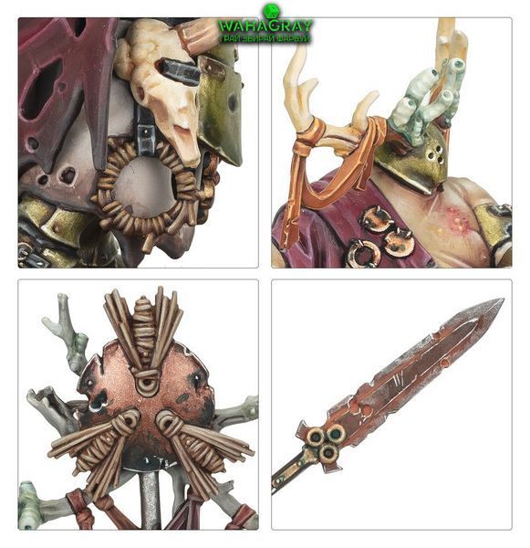 Набор миниатюр MAGGOTKIN OF NURGLE - PUTRID BLIGHTKINGS