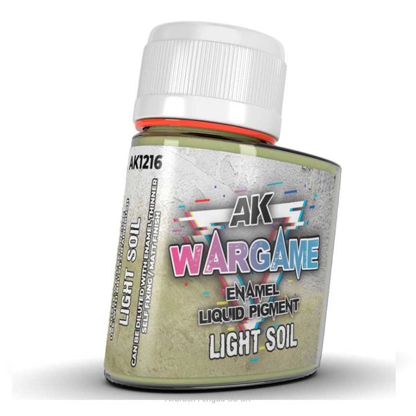 Пигмент LIGHT SOIL – WARGAME LIQUID PIGMENT AK1216 фото