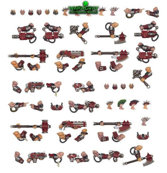Набор NECROMUNDA - GOLIATH WEAPONS AND UPGRADES