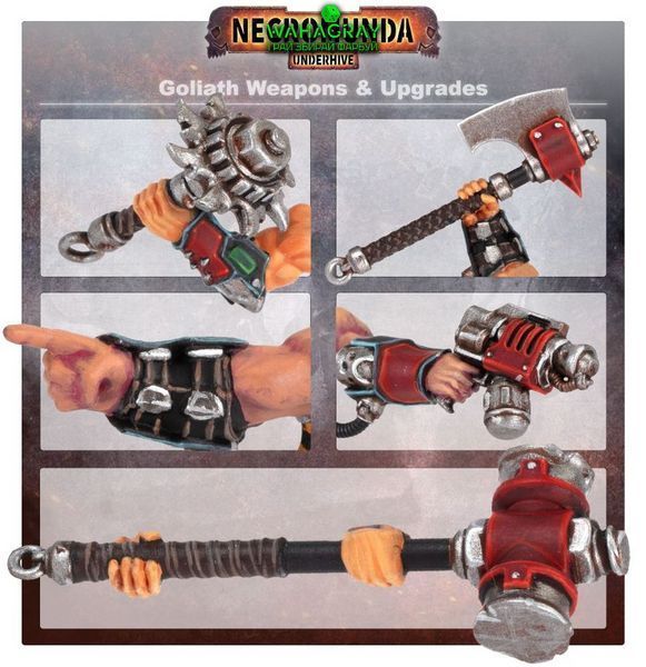 Набор NECROMUNDA - GOLIATH WEAPONS AND UPGRADES