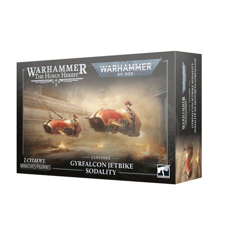 Передзамовлення Набір мініатюр CUSTODES - GYRFALCON JETBIKE SODALITY