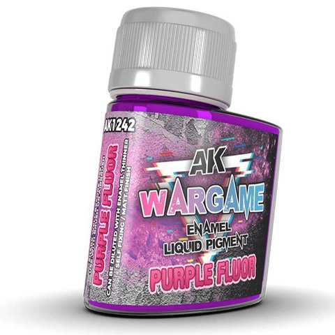 Пігмент PURPLE FLUOR – WARGAME LIQUID PIGMENT AK1242 фото