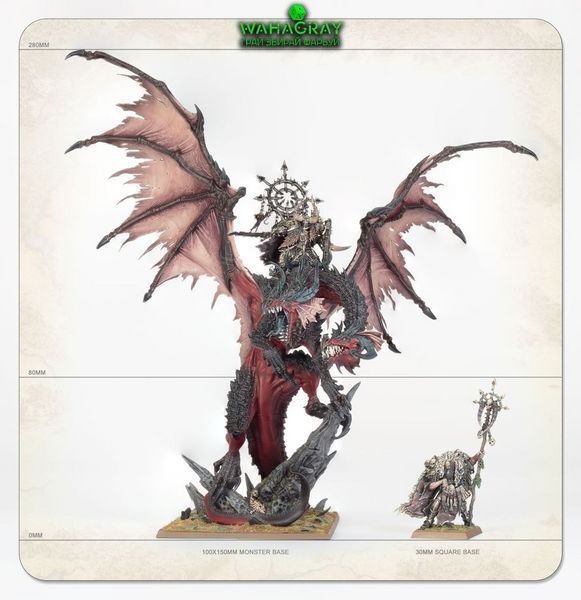 Миниатюра WARRIORS OF CHAOS - LORD ON CHAOS DRAGON