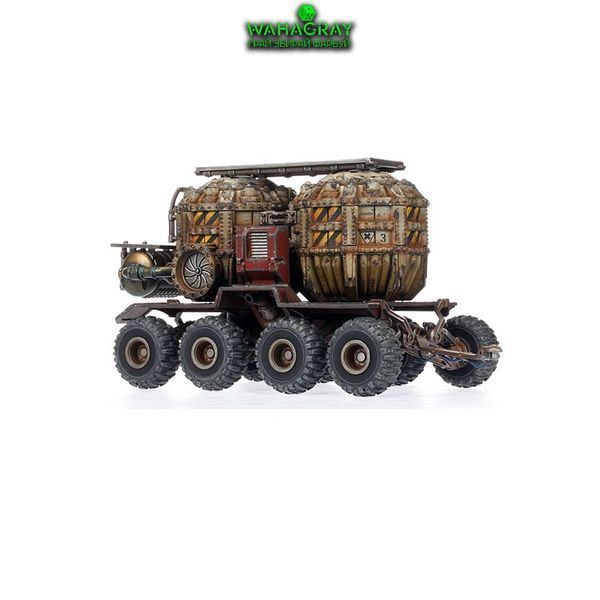 Миниатюра NECROMUNDA - PROMETHIUM TANKS ON CARGO-8 TRAILER