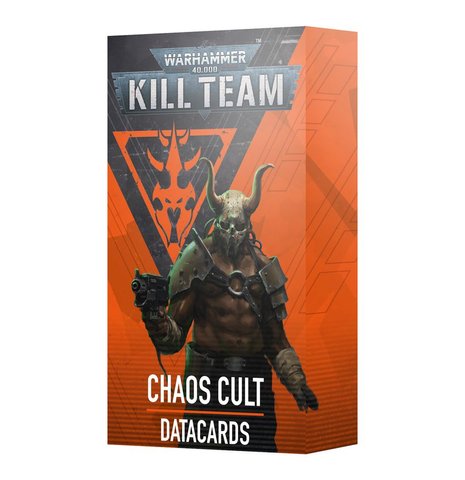 Передзамовлення Набір мініатюр KILL TEAM DATACARDS - CHAOS CULT (ENG) 60050102024 фото