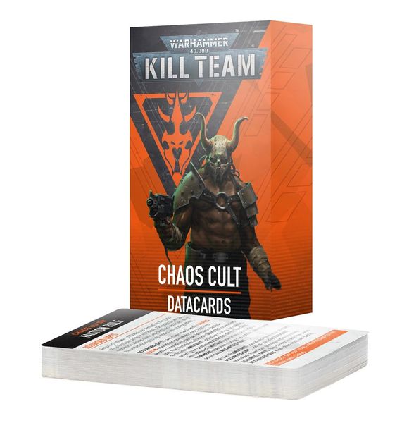 Передзамовлення Набір мініатюр KILL TEAM DATACARDS - CHAOS CULT (ENG) 60050102024 фото