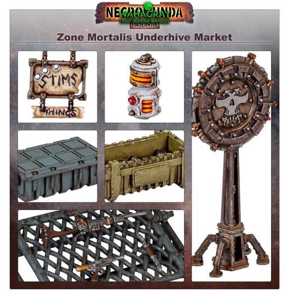 Террейн ZONE MORTALIS - UNDERHIVE MARKET