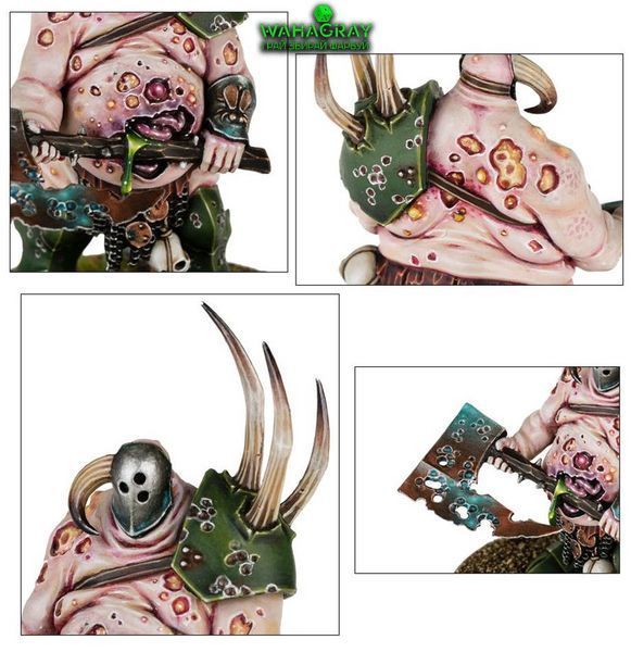 Мініатюра MAGGOTKIN OF NURGLE - LORD OF PLAGUES
