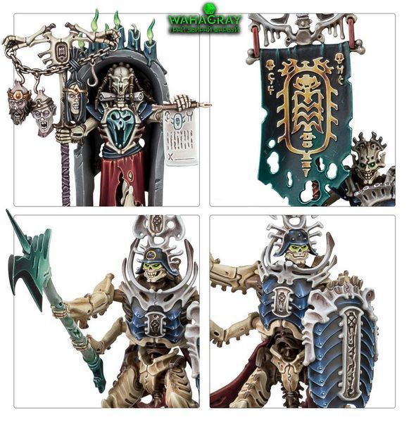 Набор миниатюр OSSIARCH BONEREAPERS - HERALDS OF THE BONE-TITHE_u