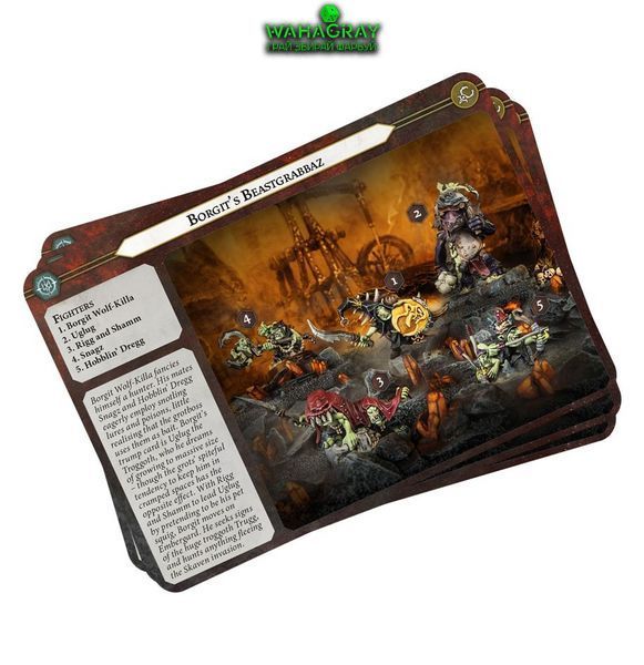 Набір мініатюр WARHAMMER UNDERWORLDS - BORGIT'S BEASTGRABBAZ