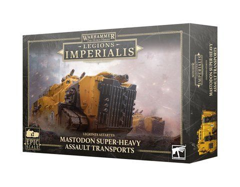 Набор миниатюр LEGIONS IMPERIALIS - MASTODON SUPER-HEAVY ASSAULT TRANSPORTS