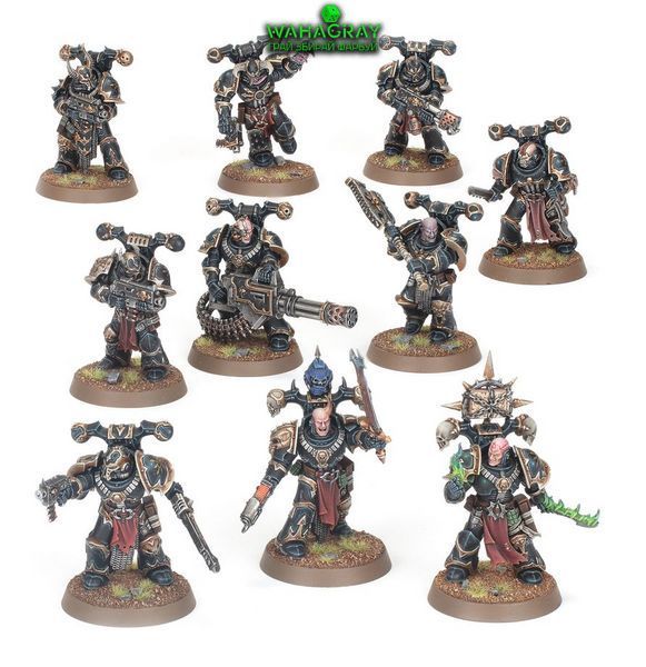 Предзаказ Набор миниатюр BATTLEFORCE - CHAOS SPACE MARINES WARBAND