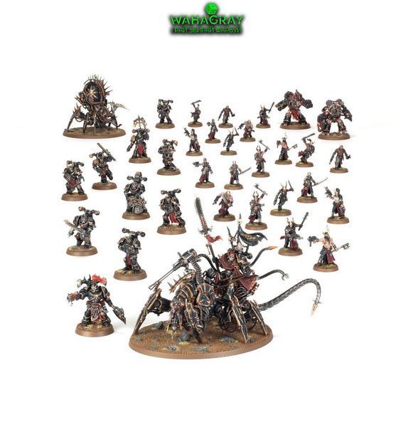 Предзаказ Набор миниатюр BATTLEFORCE - CHAOS SPACE MARINES WARBAND