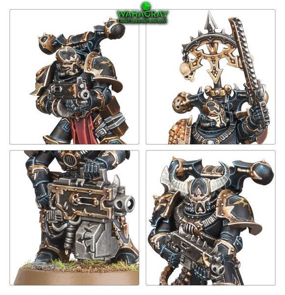 Предзаказ Набор миниатюр BATTLEFORCE - CHAOS SPACE MARINES WARBAND